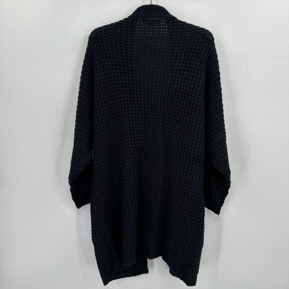ZESICA Women's Open Front Knitted Sweater Cardigan in Navy Blue size S Small NWT - Picture 7 of 7